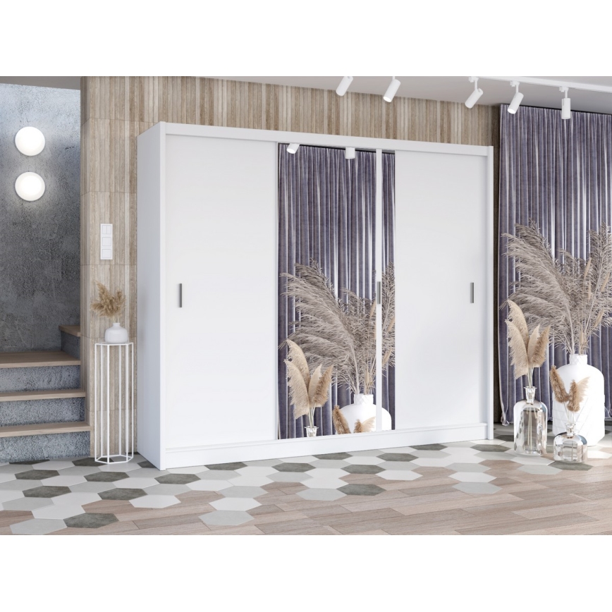 Guardaroba SABRINA 250x215 cm bianco