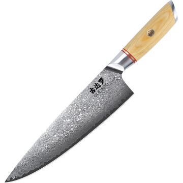 Gudaro - Coltello da chef damascato HIKARI 8