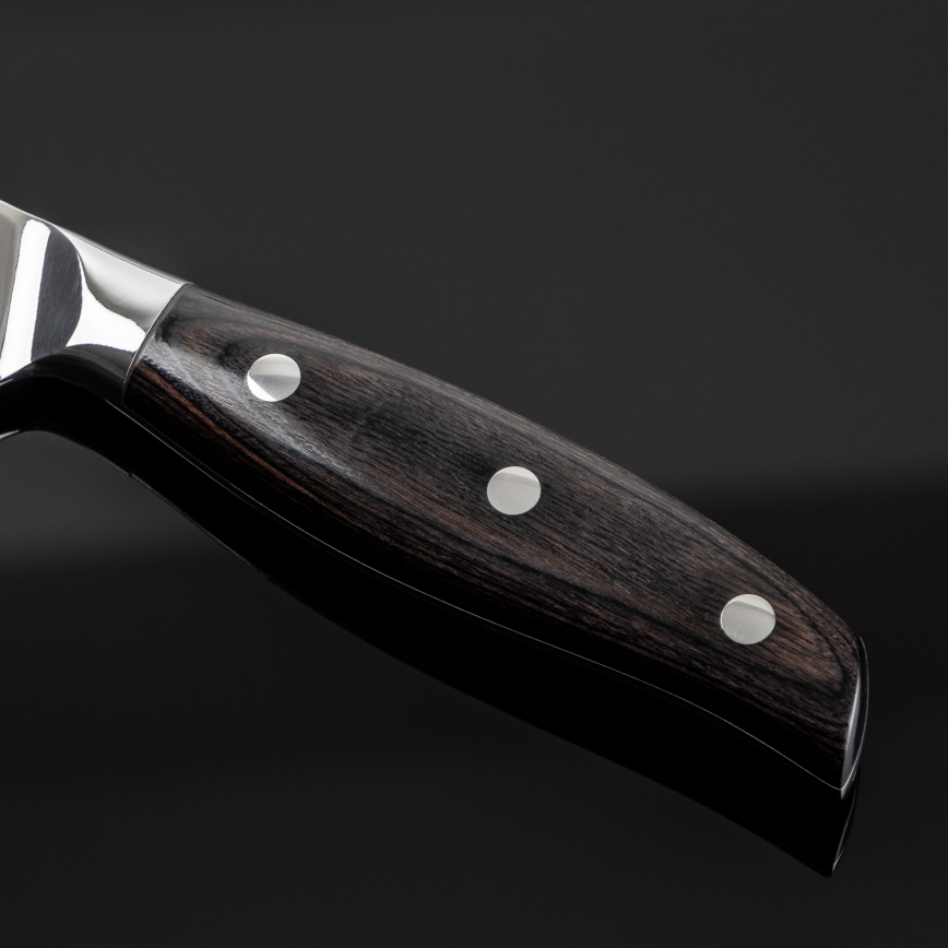 Gudaro - Coltello da chef damascato SHIRO 8, 67 strati d'acciaio, lunghezza 20 cm