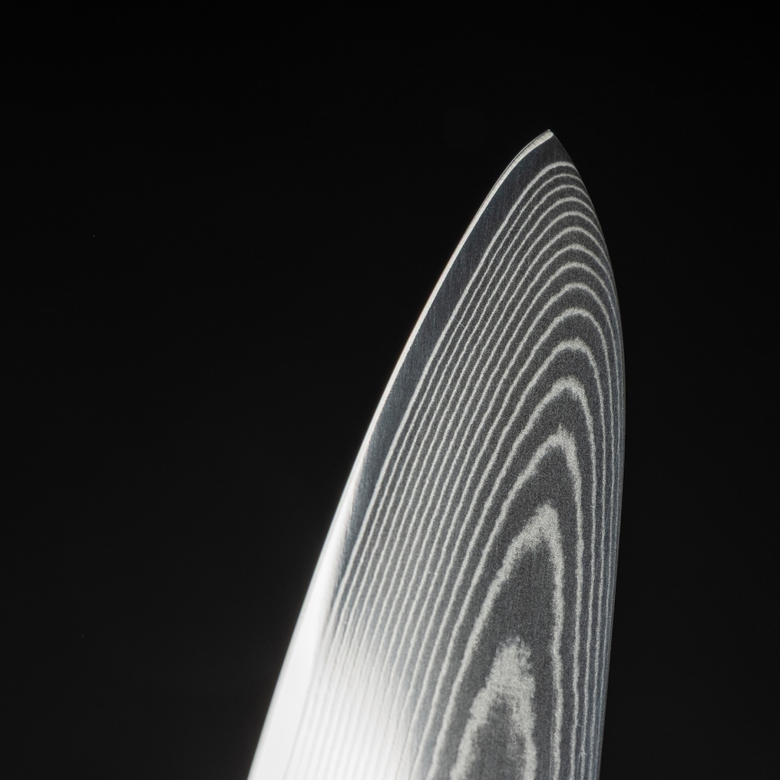 Gudaro - Coltello da chef in acciaio damasco FENG 8, 67 strati d'acciaio, lunghezza 20 cm