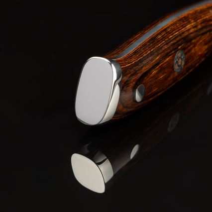 Gudaro - Coltello da cucina per frutta in acciaio damascato FENG 3,5, 67 strati d'acciaio, lunghezza 9,5 cm