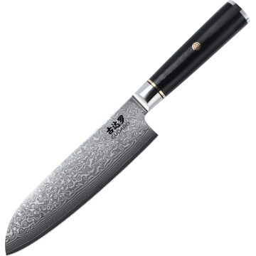 Gudaro - Coltello da cucina Santoku damascato AKIRO 7