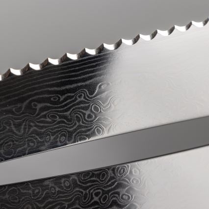 Gudaro - Coltello da pane in damasco TAKUMI 8, 67 strati di acciaio, lunghezza 20 cm, manico in noce