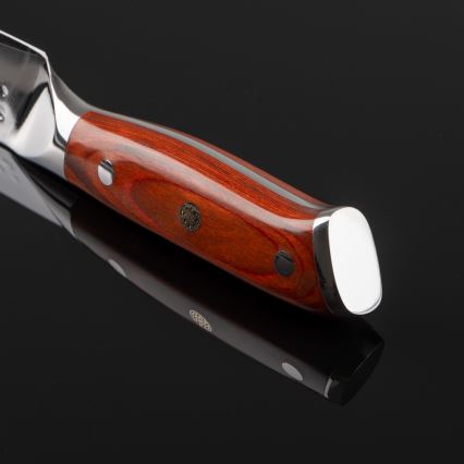 Gudaro - Coltello da porzionare MIYABI 8, acciaio damascato a 67 strati, lunghezza 20 cm