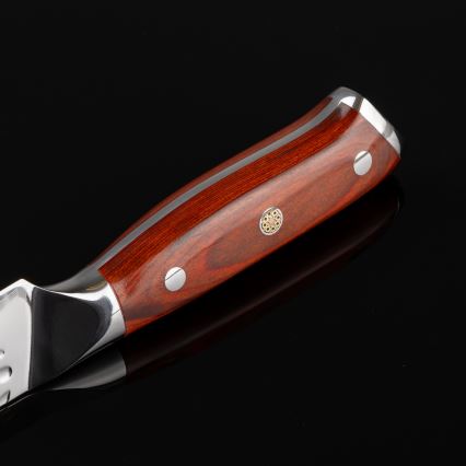 Gudaro - Coltello da porzionare MIYABI 8, acciaio damascato a 67 strati, lunghezza 20 cm