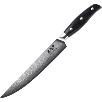 Gudaro - Coltello porzionatore damascato SHIRO 8