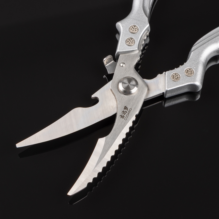 Gudaro - Forbici per pollame NOBURU 24,5 cm argento