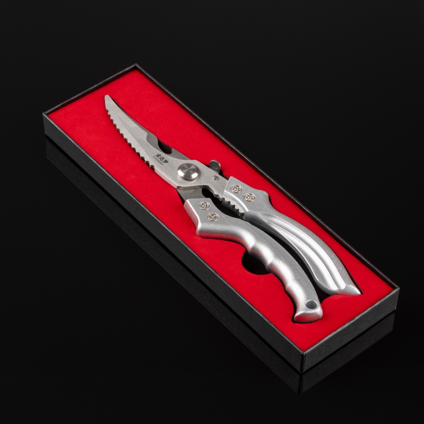 Gudaro - Forbici per pollame NOBURU 24,5 cm argento