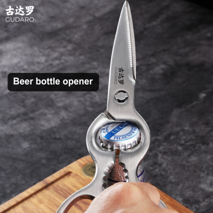 Gudaro - Forbici per pollame RONIN 20,6 cm in acciaio inox