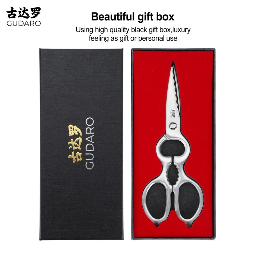 Gudaro - Forbici per pollame RONIN 20,6 cm in acciaio inox