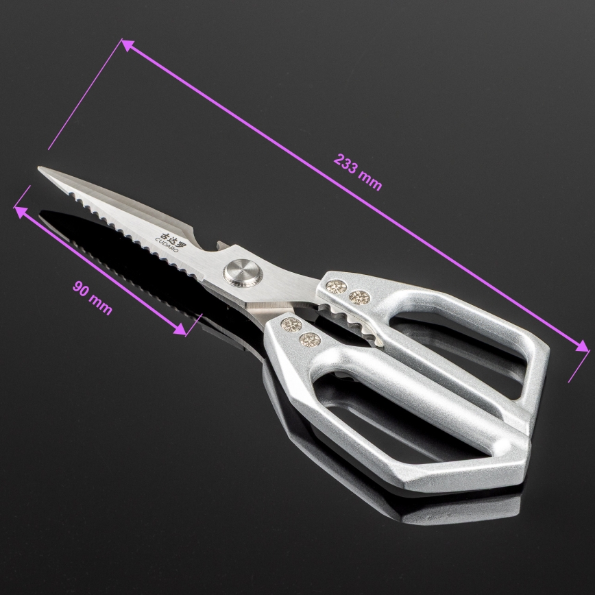 Gudaro - Forbici per pollame SHOGUN 23,3 cm argento