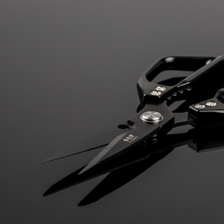 Gudaro - Forbici per pollame SHOGUN 23,3 cm nero