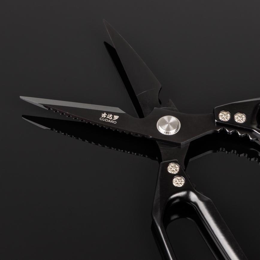 Gudaro - Forbici per pollame SHOGUN 23,3 cm nero