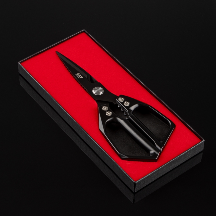 Gudaro - Forbici per pollame SHOGUN 23,3 cm nero
