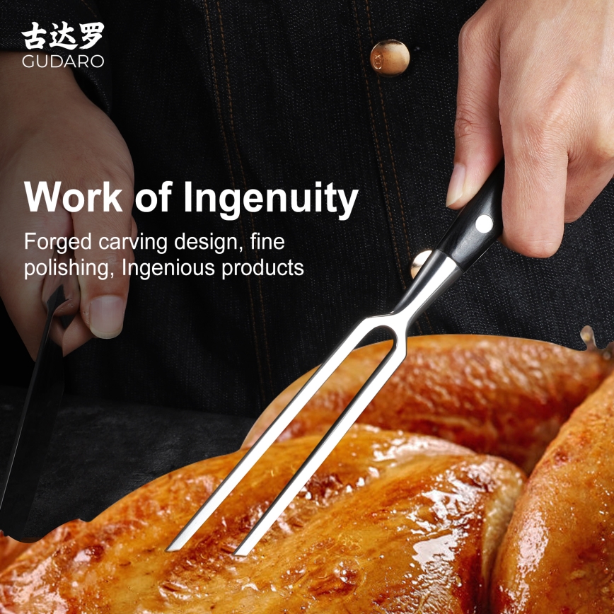 Gudaro - Forchetta da cucina MIYABI pakka