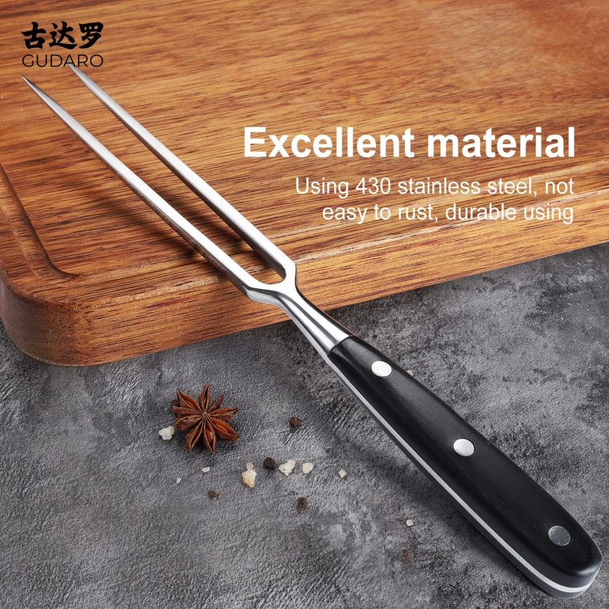 Gudaro - Forchetta da cucina MIYABI pakka