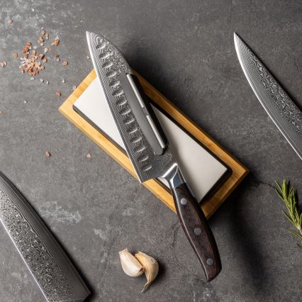 Gudaro - Pietra per affilare con base in legno SHINRAI 1000/6000