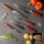Gudaro - Set da 5 coltelli da cucina in damasco MIYABI + supporto magnetico per coltelli