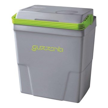 Guzzanti GZ 22B - Frigorifero portatile per auto 22 l 58W/12V/230V grigio/verde