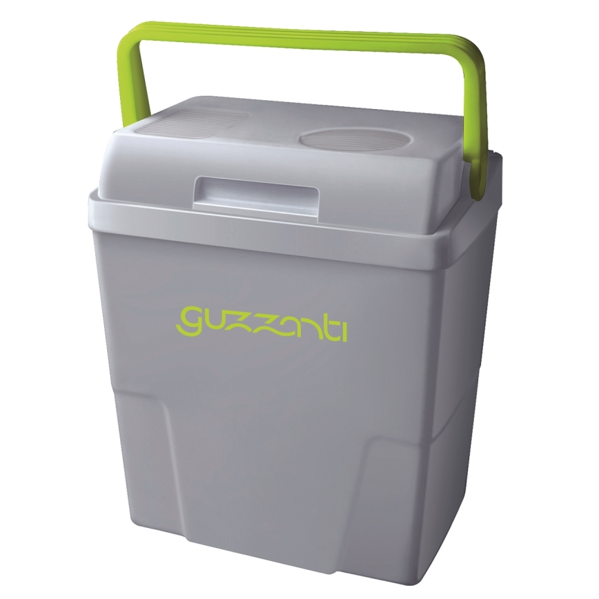 Guzzanti GZ 22B - Frigorifero portatile per auto 22 l 58W/12V/230V grigio/verde