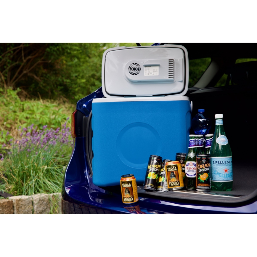 Guzzanti GZ 30BW - Frigorifero portatile per auto 29 l 65W/12V/230V blu