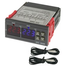 Hadex - Doppio termostato digitale 3W/230V