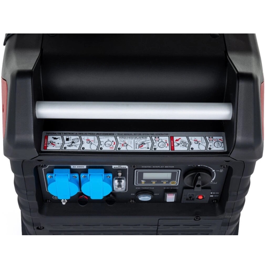 Hahn & Sohn 105412 - Generatore inverter a benzina H IG 3500 3300W
