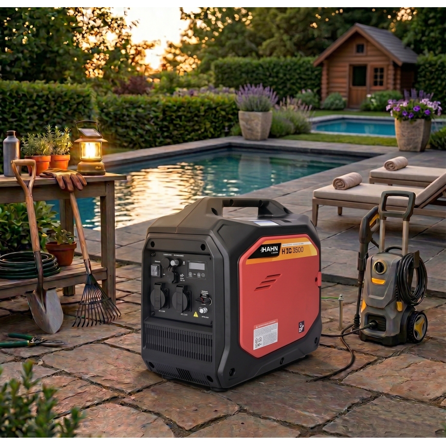 Hahn & Sohn 20059 - Gruppo elettrogeno a benzina H IG 3500 3500W