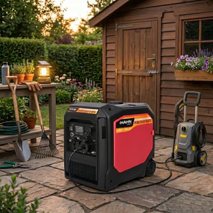 Hahn & Sohn 20086 - Gruppo elettrogeno a benzina/GPL HIG 5500 G ATS 5500/5000W