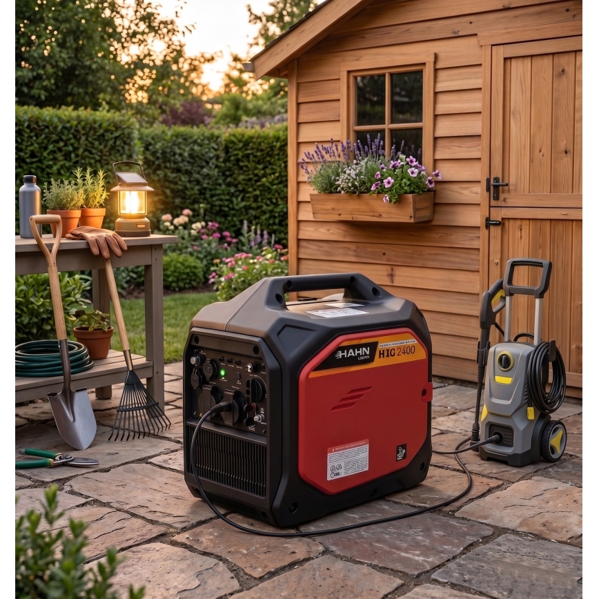 Hahn & Sohn 20095 - Gruppo elettrogeno a benzina HIG 2400 2200W