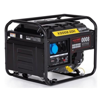 Hahn & Sohn 7410 - Generatore elettrico a benzina HGG 8000X 6500W