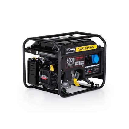 Hahn & Sohn 7410 - Generatore elettrico a benzina HGG 8000X 6500W
