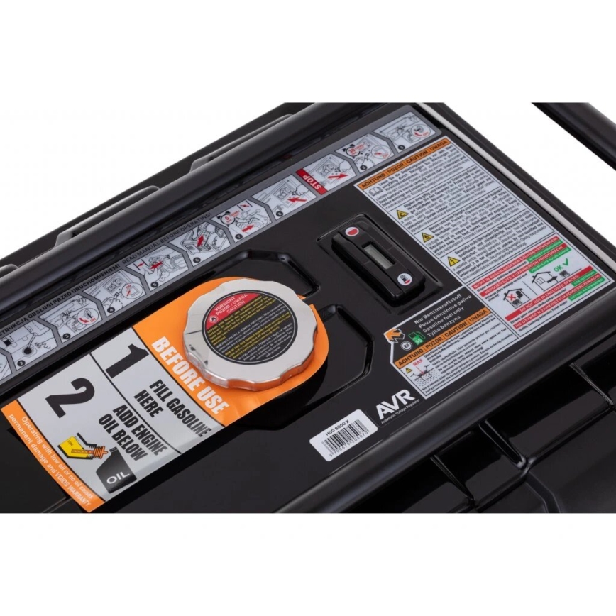Hahn & Sohn 7410 - Generatore elettrico a benzina HGG 8000X 6500W