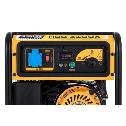 Hahn & Sohn 9176 - Generatore elettrico a benzina HGG 3100X AVR 3300W