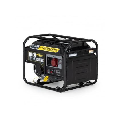 Hahn & Sohn 9177 - Generatore elettrico a benzina HGG 8000 X3 6500W