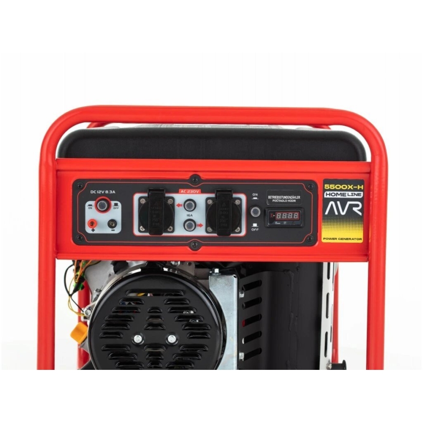 Hahn & Sohn 9178 - Generatore elettrico a benzina HGG 5500 X-H 5500W