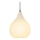 Halo Design 407931 - Lampada a sospensione su cavo DROPS 1xE27/40W/230V Ø 30 cm bianco/cromo opaco