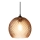 Halo Design 718368 - Lampada a sospensione con cavo NOBB 1xE27/40W/230V Ø 22 cm marrone fumé