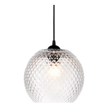 Halo Design 718436 - Lampada a sospensione su cavo NOBB 1xE27/40W/230V Ø 22 cm trasparente