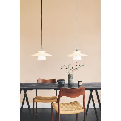 Halo Design 733644 - Lampada a sospensione con cavo SCANDINAVIA 1xG9/28W/230V Ø 20 cm bianca