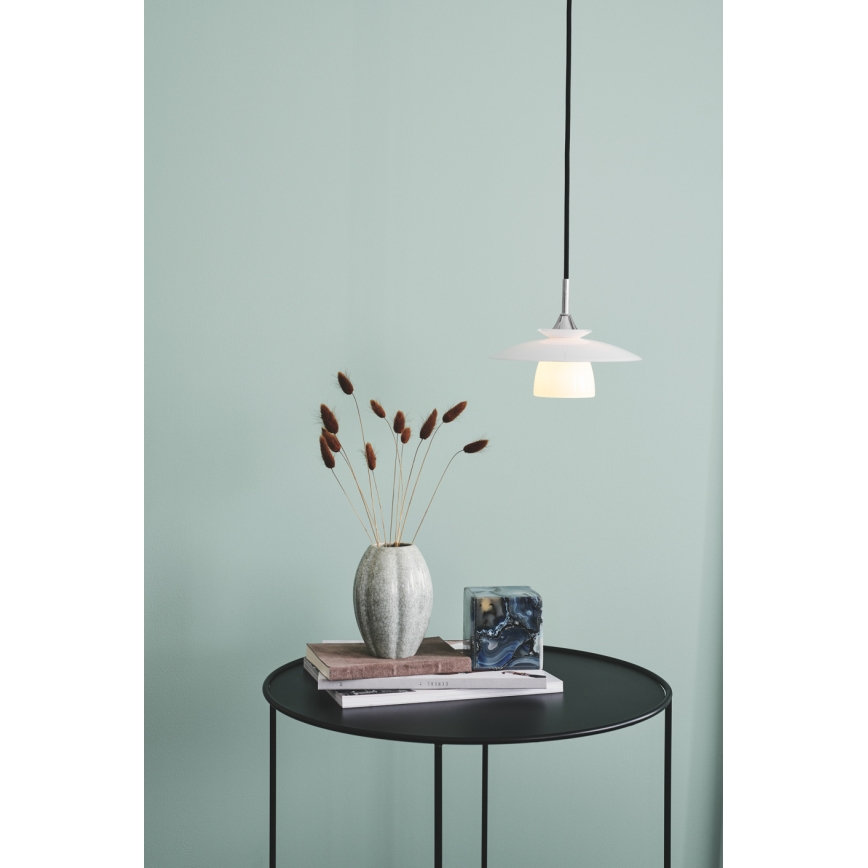 Halo Design 733644 - Lampada a sospensione con cavo SCANDINAVIA 1xG9/28W/230V Ø 20 cm bianca