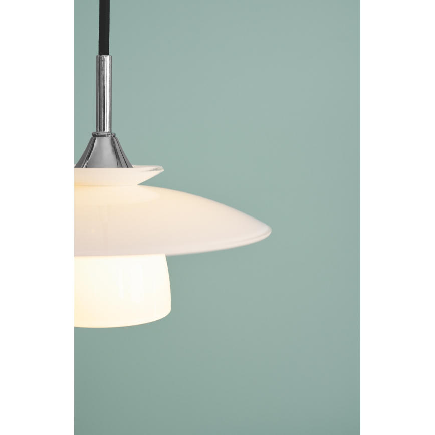 Halo Design 733644 - Lampada a sospensione con cavo SCANDINAVIA 1xG9/28W/230V Ø 20 cm bianca