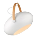 Halo Design 734375 - Lampadario sospeso su cavo DC 1xE27/40W/230V Ø 40 cm bianco/rovere