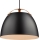 Halo Design 734887 - Lampada a sospensione con cavo OSLO 1xE27/40W/230V Ø 40 cm nero/rovere