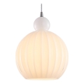Halo Design 737321 - Lampada a sospensione con cavo BALL BALL 1xE27/40W/230V Ø 32 cm bianco