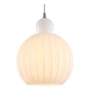 Halo Design 737321 - Lampada a sospensione con cavo BALL BALL 1xE27/40W/230V Ø 32 cm bianco