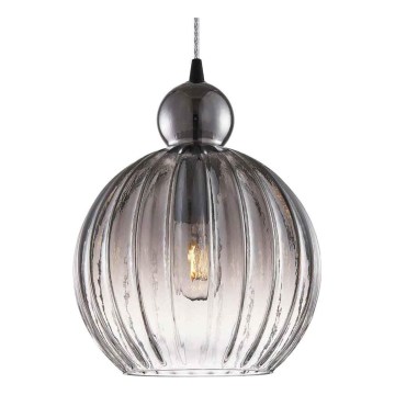 Halo Design 737338 - Lampada a sospensione su cavo BALL BALL 1xE27/40W/230V pr. 32 cm grigio fumé