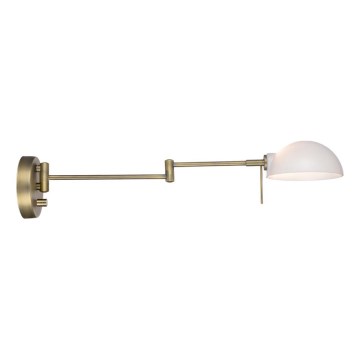 Halo Design 740222 - Lampada da parete KJOBENHAVN 1xG9/28W/230V ottone