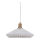Halo Design 744169 - Lampadario a sospensione con cavo PARIS 1xE27/60W/230V Ø 40 cm bianco/ottone/rovere