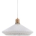 Halo Design 744268 - Lampadario a sospensione su cavo PARIS 1xE27/60W/230V Ø 56 cm bianco/ottone/rovere